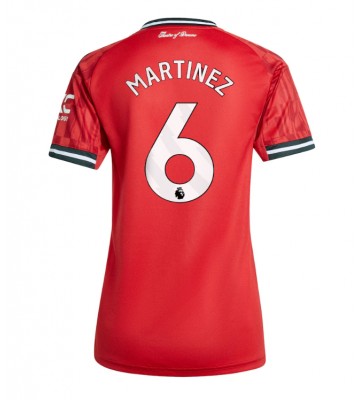 Manchester United Lisandro Martinez #6 Prima Maglia Femmina 2025-26 Manica Corta